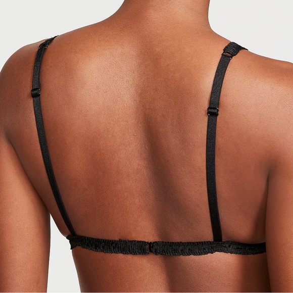 Victoria’s Secret Velvet Hearts Tease Bralette - Picture 2 of 5
